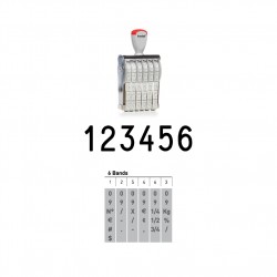 Classic Numberer Stamp ​​​​15186, 18mm, 6 Bands